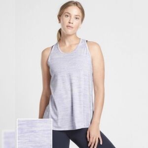 ATHLETA essence spacedye tie back tank top